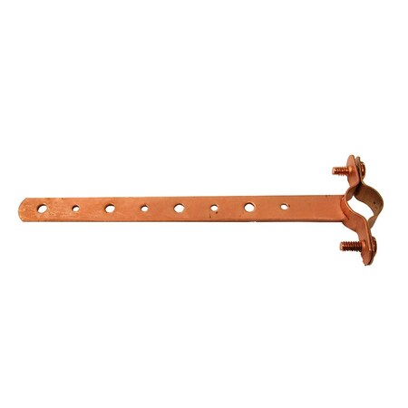 Jones Stephens 1 in. x 6 in. Copper Pipe Hanger, Milford Type H84100